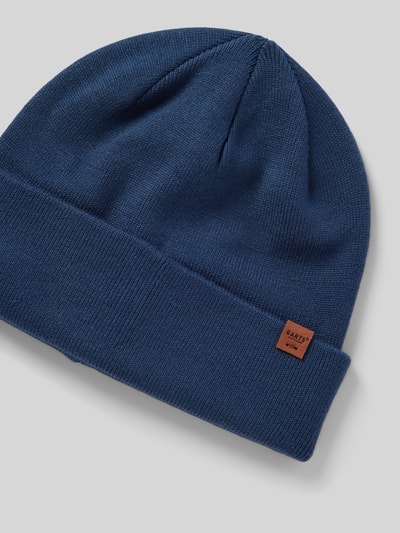 Barts Beanie mit Label-Detail Modell 'WILLES' Jeansblau 2