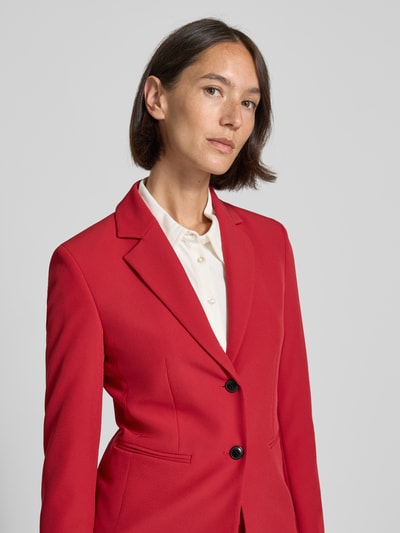 HUGO Żakiet o kroju shaped fit z zapięciem na dwa guziki model ‘AGONIA’ Czerwony 3