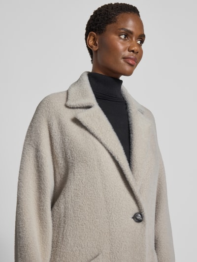 WHITE LABEL Mantel mit Reverskragen Offwhite 3