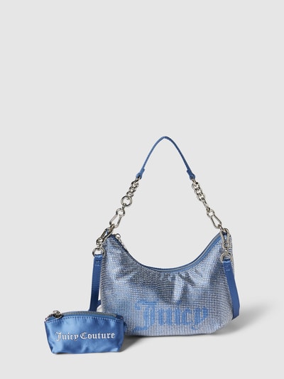 Juicy Couture Hobo Bag mit Allover-Ziersteinbesatz Modell 'HAZEL' Hellblau 2