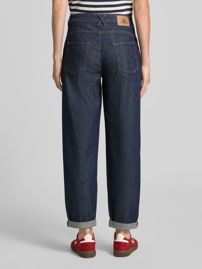 Buena Vista Regular Fit Barrel Jeans aus Baumwoll-Mix Modell 'Studio Pants' Dunkelblau 5