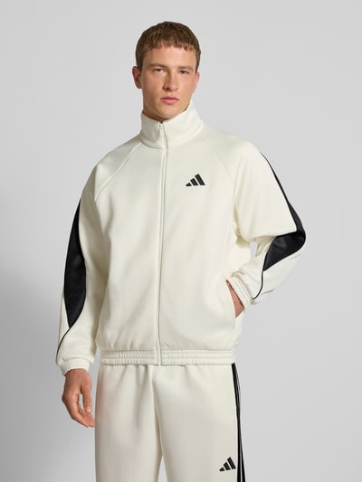 adidas Sportswear Sweatjacke mit Logo und Stehkragen Offwhite 4