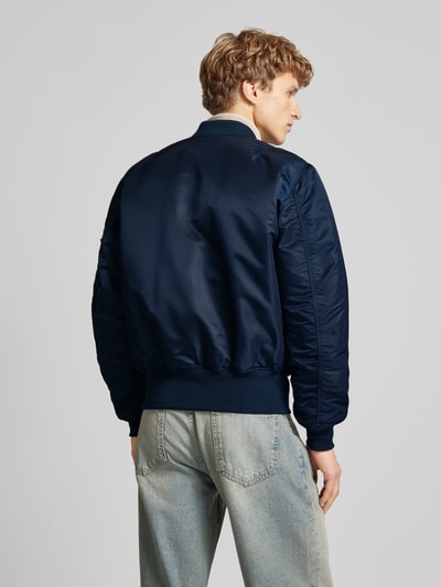 Alpha Industries Bomberjack met opstaande kraag Donkerblauw - 5