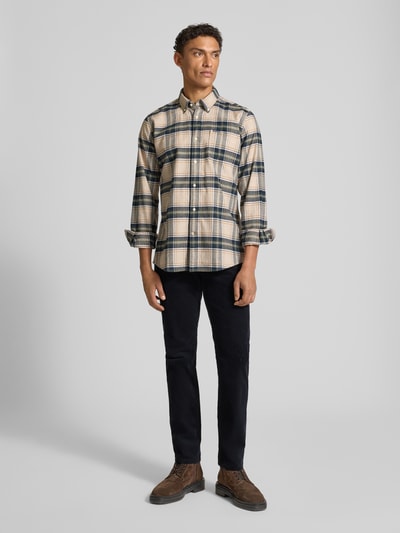 Christian Berg Men Corduroy broek met 5-pocketmodel Marineblauw - 1