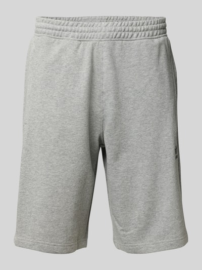 adidas Originals Shorts mit elastischem Bund und Label-Stitching Hellgrau Melange 2