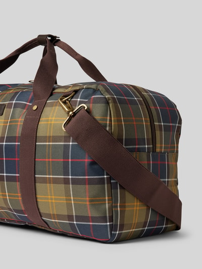 Barbour Torba typu duffle bag z naszywką z logo model ‘TORRIDON’ Zielony 3