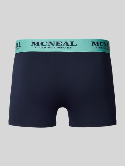 MCNEAL Trunks mit elastischem Label-Bund im 3er-Pack Marine 3