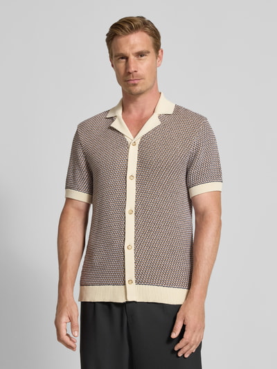 BOSS Regular Fit Poloshirt aus reine Baumwolle Modell 'ICONICO' Offwhite 4