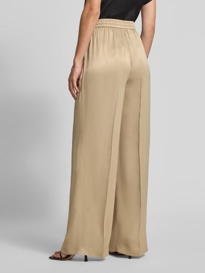 BOSS Relaxed Fit Hose aus Satin Modell TAVATI' Beige 5