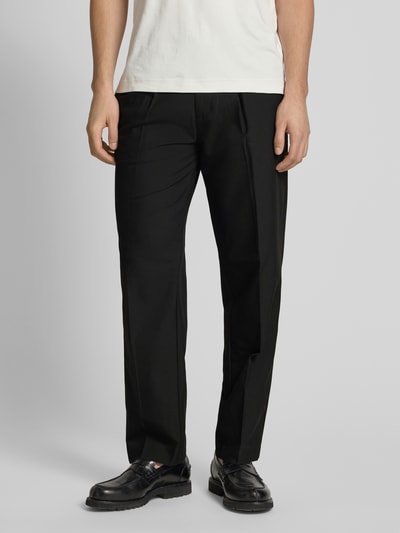 Jack & Jones Premium Loose Fit Stoffhose mit Bundfalten Modell 'KARL' Black 4