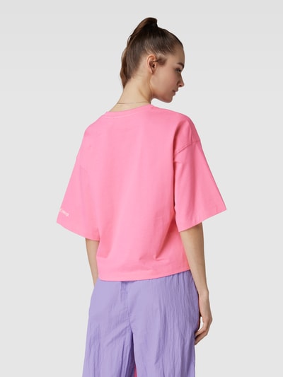 TheJoggConcept Oversized T-Shirt mit überschnittenen Schultern Modell 'SUNA' Pink 5