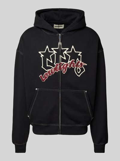 Low Lights Studios Sweatjacke mit Label-Print Black 2