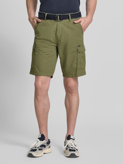Petrol Regular Fit Bermudas mit Cargo-Taschen Khaki 4