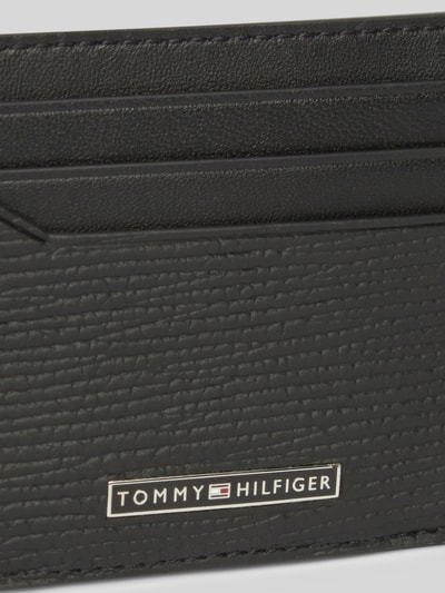 Tommy Hilfiger Portemonnaie aus echtem Leder mit Label-Detail BLACK 2