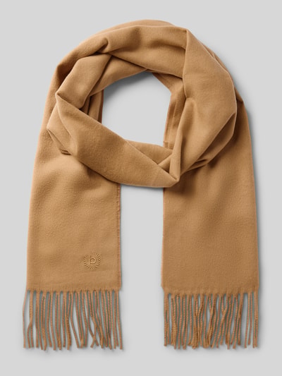 bugatti Schal mit Fransen Camel 1