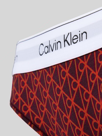 Calvin Klein Underwear Slip mit elastischem Bund und Label-Details Rot 2