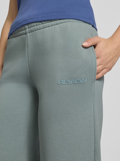 Review Sweatpants mit elastischem Bund Bleu 3