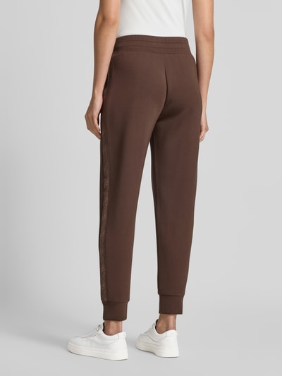 Guess Sweatpants met elastische band, model 'VICTOIRE' Chocoladebruin - 5