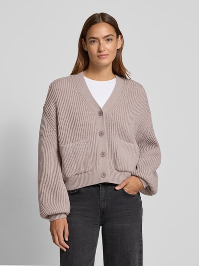 DRYKORN Oversized Strickjacke mit Woll-Anteil Sand 4