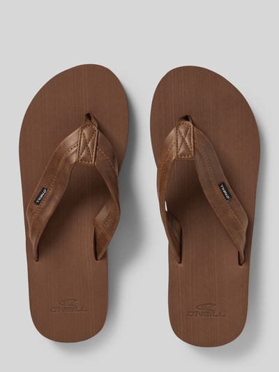 ONeill Teenslippers met labeldetail Hazelnoot - 3