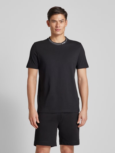 BOSS Green T-Shirt mit Label-Detail Black 4