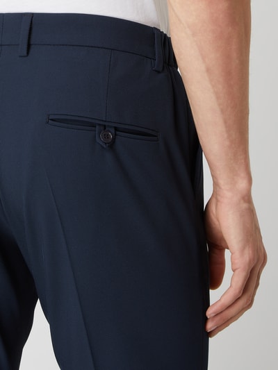Drykorn Regular fit pantalon met stretch, model 'Care' Marineblauw - 3