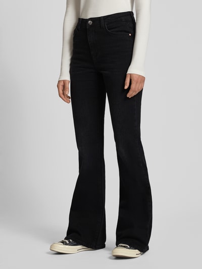 Noisy May Flared Jeans im 5-Pocket-Design Modell 'KAREEN' Black 4