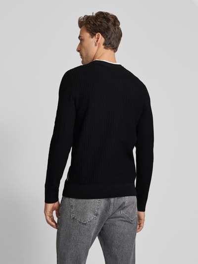 Tom Tailor Denim Strickpullover im 2-in-1-Look Black 5