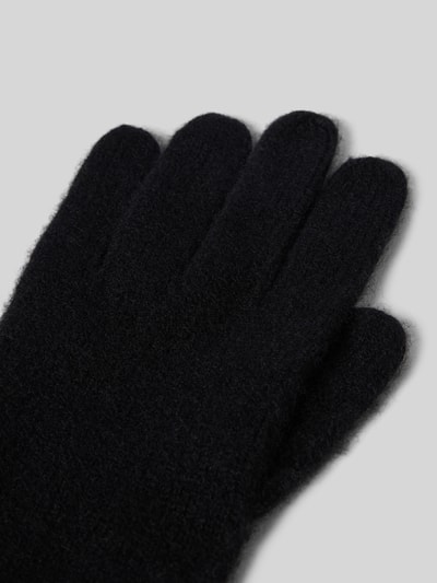 Christian Berg Woman Handschuhe aus reinem Kaschmir Black 3