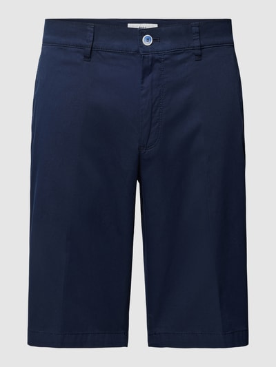 Brax Bermuda met Franse steekzakken, model 'Bozen' Marineblauw - 2