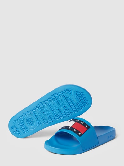 Tommy Jeans Slippers met labeldetails Lichtblauw - 4