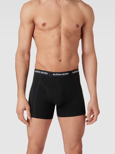 Björn Borg Boxershort in een set van 3 stuks, model 'SOLIDS' Zwart - 1