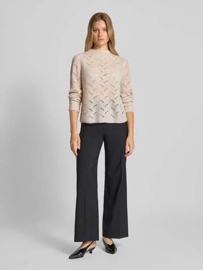 s.Oliver BLACK LABEL Regular Fit Pullover mit Woll-Anteil  Beige 1