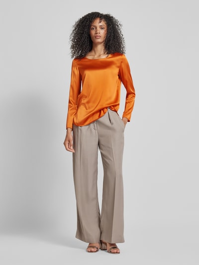 MaxMara Leisure Blusenshirt mit Rundhalsausschnitt Modell 'MOLDAVA' Orange 1