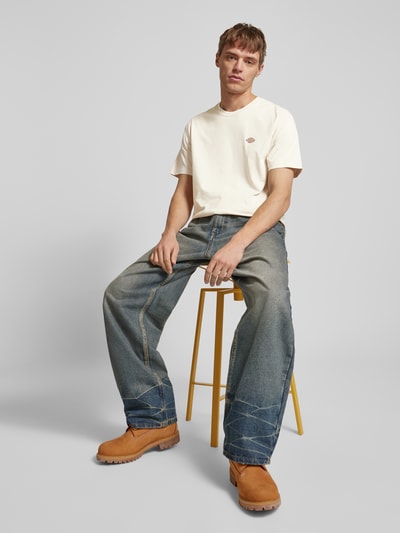 Dickies T-Shirt mit Label-Print Modell 'MAPLETON' Offwhite 3