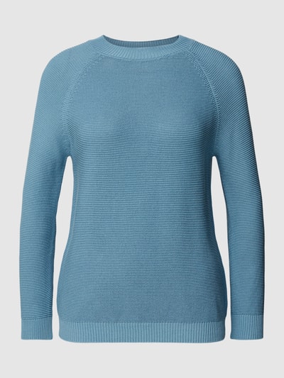 Weekend Max Mara Gebreide pullover met ronde hals, model 'LINZ' Lichtblauw - 2