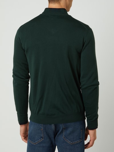 Lacoste Pullover van wolmix  Flessengroen - 5