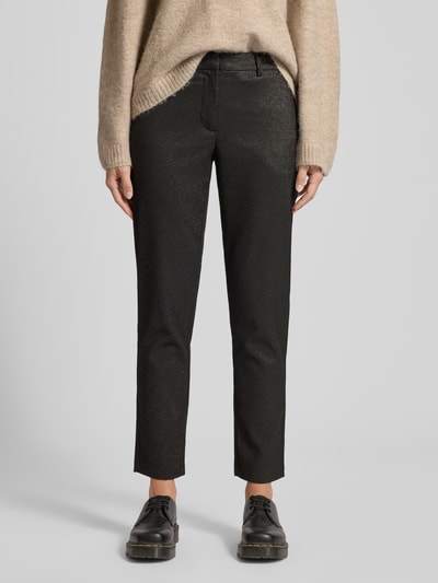 Pieces Regular Fit Stoffhose mit Viskose-Anteil Modell 'BOSSELLA' Black 4