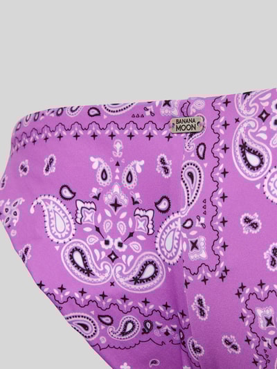 Banana Moon Bikinislip met vetersluiting opzij, model 'LINA' Paars - 2