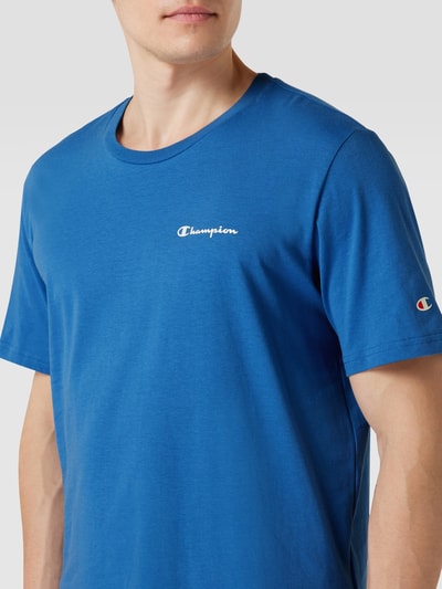 CHAMPION T-Shirt mit Label-Print Mittelgrau 3