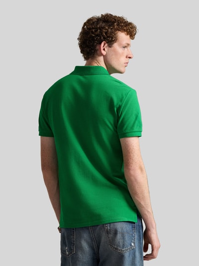 Polo Ralph Lauren Slim Fit Poloshirt aus reiner Baumwolle Gruen 5