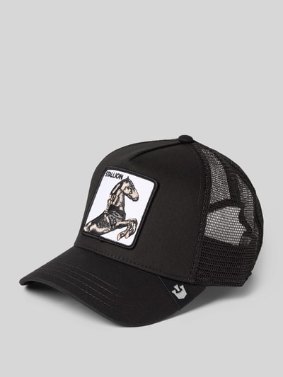 GOORIN BROS. Trucker-pet met motiefpatch, model 'The Stallion' Zwart - 1