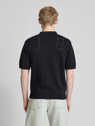 Levi's® Koszulka polo z prążkowanymi wykończeniami Czarny 5
