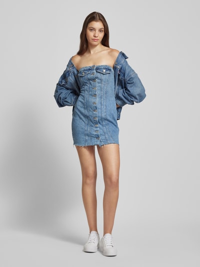 Only Jeanskleid mit Brusttaschen Modell 'JASMINE' Blau 1