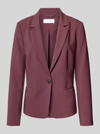 comma Blazer met reverskraag Bordeaux - 2