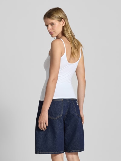 Gina Tricot Trägertop mit Rundhalsausschnitt Weiss 5