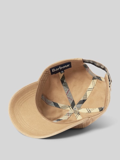 Barbour Basecap aus reiner Baumwolle Modell 'CASCADE' Beige 2