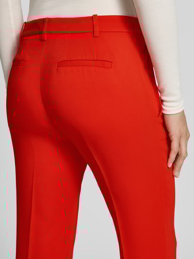 Lauren Ralph Lauren Broek van een mix van viscose en elastaan met persplooien Rood - 3