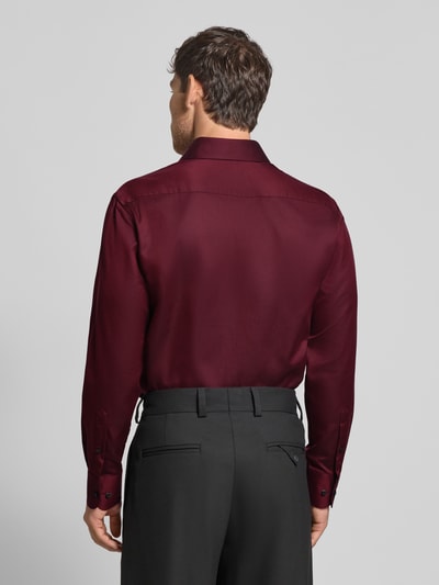 ETERNA Modern Fit Business-Hemd mit Haifischkragen Rot 5