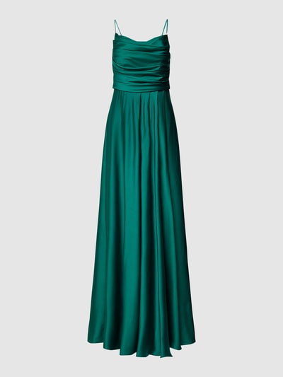 TROYDEN COLLECTION Abendkleid mit Spaghettiträgern Smaragd 2